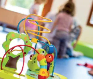 Illustration petite enfance site web aesio santé