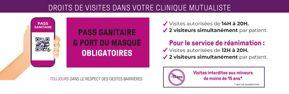 Élargissement du droit de visites à la Clinique Mutualiste