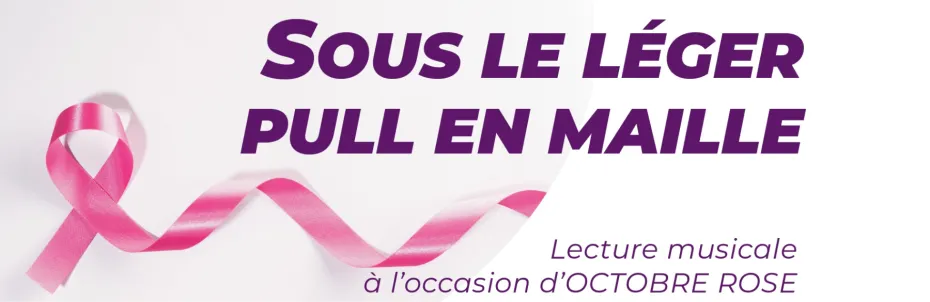 Sous le leger pull en maimme - clinique mutualiste cancer octobre rose