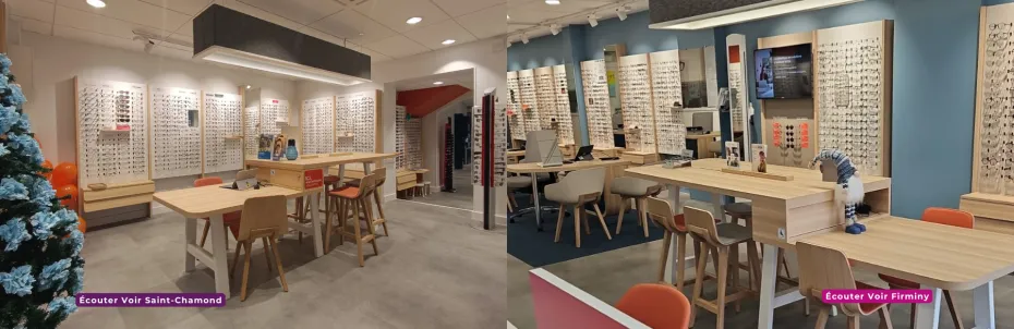 Ecouter Voir Optique et Audition Mutualistes à Saint-Chamond et Firminy : des magasins entièrement rénovés au concept de l’enseigne